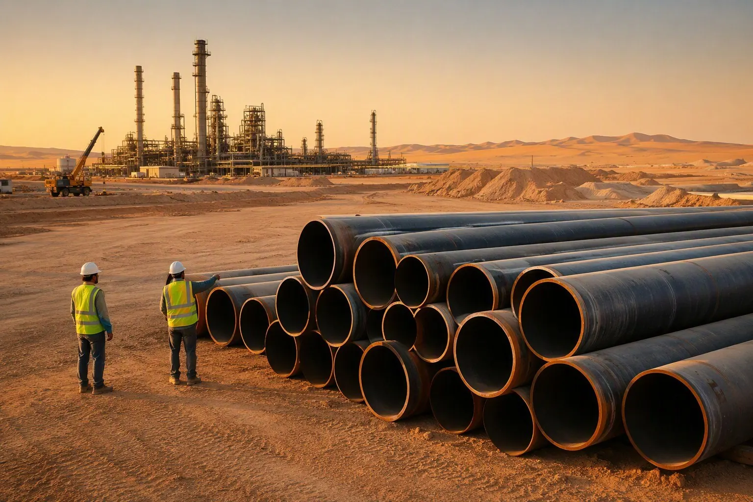 API 5L line pipe for oil and gas projects in the GCC and Middle East