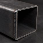 High Strength Square Steel Tube, 6m Length, Black