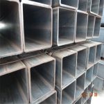 High Strength Square Steel Tube, 6m Length, Black