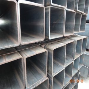 High Strength Square Steel Tube, 6m Length, Black
